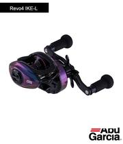 Abu Garcia Pesca Accesorios Revo Ike REV04-Ike-L Acero Inoxidable 11ROL 6:6:1 Izq Ficcion (Drag) 24 LB/10.8 KG Negro