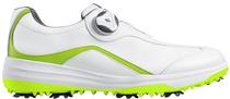 Outlet Tenis para Golfe PGM XZ169 Branco/Verde Fluorescente - Masculino