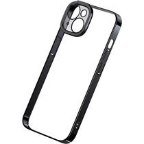 Estojo Protetor + Protetor de Tela Baseus Glitter Series para iPhone 14 Plus - Preto/Transparente (ARMC021403)