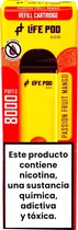 Vape Descartável Life Pod - Passion Fruit Mango - 8000 Puffs