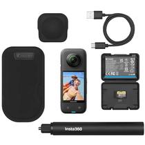 INSTA360 Kit Camara X3 Action Bat/ s.Lens GRD/ Fastcharge/ Inv.Self/ Memor Plastico Negro