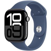 Apple Watch Series 10 46 MM/M/L MWX13LW A2999 GPS - Jet Black Aluminum/Denim Sport