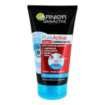 Garnier Mascarilla Facial Pure Active 3EN1 Carbon Anti-Puntos Negros - Poros Visiblemente Desobstruidos. - Textura de s/C