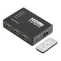 Hub HDMI Switch 5 Portas Full HD com Controle