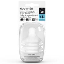 Suavinex Nuery Tetina Fisiologica Flujo M Silicona 2U Silicona 3M+ s/C