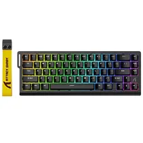 Teclado Gamer Mecánico Attack Shark X68 He 60% RGB 8K USB-C Switch Magnetic - Black (Inglés)