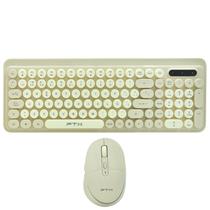 Teclado + Mouse FTX GK02 Wireless / Espanhol - Gold / Beige