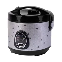 Panela Elétrica para Arroz Smartfy PE02G - 700W - 1.8L - 220/240V 50/60HZ - Preto e Cinza