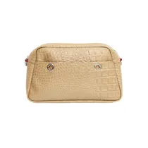 Mini Bag Crocodile Creme