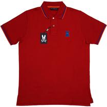 Outlet Camiseta Polo Psycho Bunny B6K600 Masculina - Ruby Red