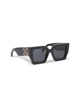 Off-White Lente OERI003C99 Catalina Acetato Gafa de Sol Black / Dark Grey