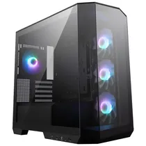 Gabinete Gamer MSI Mag Pano M110R PZ Micro ATX / 4 Cooler / Argb - Preto