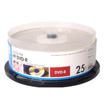 Tubo DVD-R Virgem 25 Unidades HP 8X