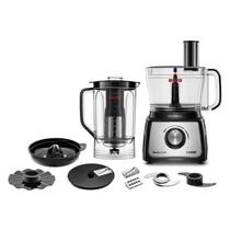 Multiprocessador Mondial Turbo Chef MPN-01BF + Liquidificador + Espremedor 220V - Preto/Prata