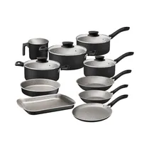 Juego de Ollas Tramontina Linz 28299/007 Negro 10 Piezas