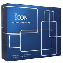 Kit Perfume Masculino Antonio Banderas The Icon Edt 100 ML + Desodorante