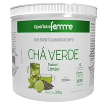 Apisnutri Chá Verde Solúvel Sabor Limão 200G