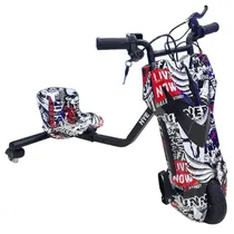 Triciclo Eletrico HYE-TR02 8.5" - White Black Comic