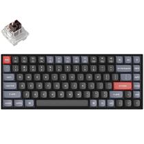 Teclado Gamer Mecanico Keychron K2 Pro RGB Sem Fio Switch Brown - Preto (Ingles)