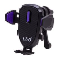 Suporte de Celular para Carro Luo LU-467 Mobile Car Holder 360 - Preto/Roxo