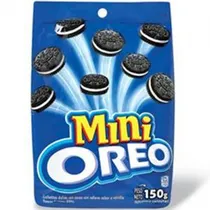 Mini Bolachinhas Oreo Baunilha Pacote 150G