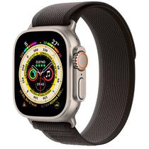 Apple Watch Ultra 49MM Titanium Case Black/Gray Trail Loop M/L MQF53LL/A