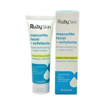 Mascara Facial + Esfoliante Ruby Skin Acido Hialuronico HBF505