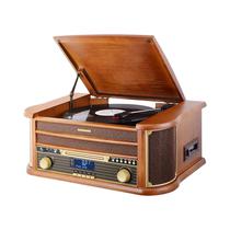 Reproductor de Disco de Vinilo Retro Wooden T402