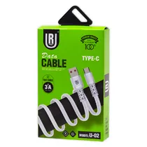 Cabo Ur U-02 USB-A / USB-C / 3A / 1 Metro - Branco