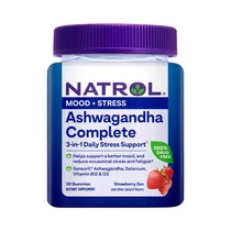 Suplemento Natrol Ashwagandha Complete 30 Gomitas
