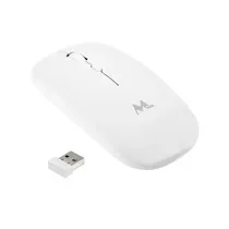 Mouse Mtek USB 2.4G Wireless 1600 Dpi - White