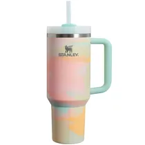 Copo Térmico Stanley The Quencher H2.0 Flowstate Tumbler 1.18L - Warm Serene Brushstrokes
