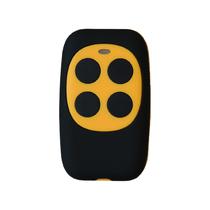 Controle Remoto Wireless Modelo B / RF433 com 4 Botoes / Controle para Portao / Duplicador / Copiador / Alarme - Amarelo/ Preto