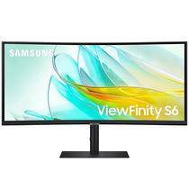 Monitor Curvo Samsung Viewfinity S6 S34C650UAN de 34" Ultra WQHD 21:9 5 MS com Displayport/HDMI