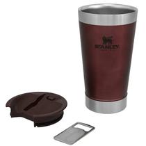 Stanley Vaso Classic Beer Pint c/Abridor Acero/Metal 473ML Bordo