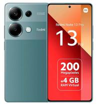 Celular Xiaomi Redmi Note 13 Pro 4G 256GB/ 12GB Ram/ Dual Sim/ 6.67/ Cam 200MP- Verde(Global