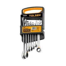 Kit de Llave Con Criquet Tolsen 15229 8MM-19MM 7 Piezas