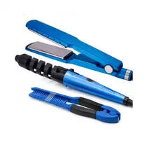 Kit de Chapinha Digital Ionic Straightener K0004 3 Em 1 220V
