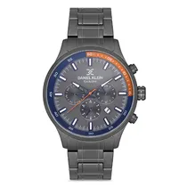 Relogio Analógico Masculino Daniel Klein DK.1.12732-6 Exclusive Gents / Pulseira de Aço Inoxidável - Preto
