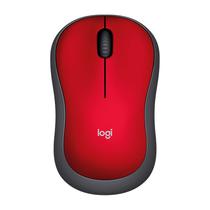 Mouse Logitech M185 910-003635 1000 Dpi Sem Fio - Vermelho