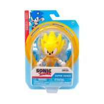 Jakks Pacific Figura Sega Sonic-Super Sonic c/ Saltador Rojo Plastico 3 Anos + Multicolor