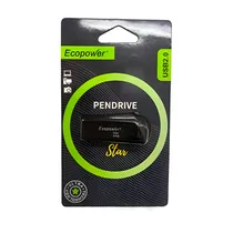 Pendrive Ecopower Star 16GB - Preto