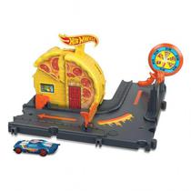 Hot Wheels City Speedy Pizza Pick Up Track 9708