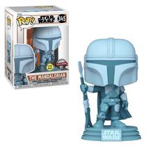 Funko Pop Star Wars Mandalorian The Mandalorian Glow *Ex* 345