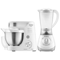 Kit de Cozinha Mondial 2 Em 1 com Liquidificador BP-02P-W+Liquidificador L-550W