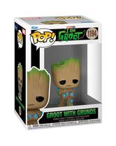 Funko Coleccionables Pop I AM Groot Groot With Grunds 1194 6520 Plastico 9 CM s/C