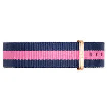 Pulseira para Relógio Daniel Wellington Winchester DW00200073 Feminino de Nylon 13MM - Azul e Rosa