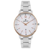 Relogio Analogico Daniel Klein Fiord DK11831-6 Masculino, Metal - Prata e Rosa Ouro