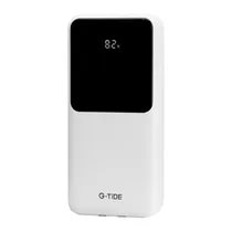 Carregador Portátil G-Tide Easy 2 - 20000MAH - 2XUSB/Tipo c/Microusb - Branco