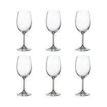 Set de Copas para Vino Bohemia Bruna 350ML 6 Piezas